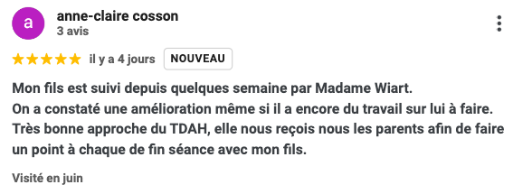 Avis Anne-Claire Cosson